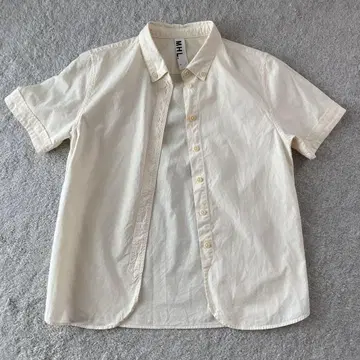 MHL 아이보리 반팔 셔츠 size 1