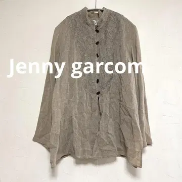 제니가르송 Jennygarcom 린넨 혼방 긴팔 셔츠 여성용 L