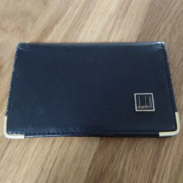 dunhill 블랙 가죽 명함지갑