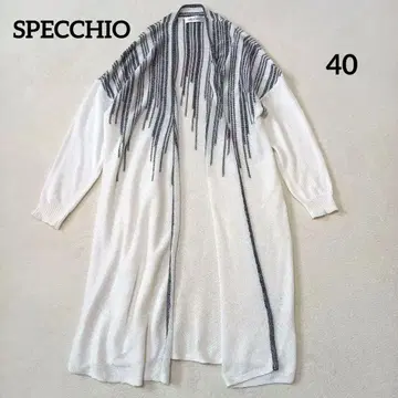 [ SPECCHIO ] 스페치오 롱 가디건 라메 40