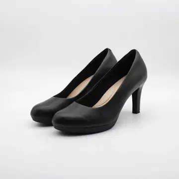 33 clarks 클락스 천연 가죽 플레인 펌프스 (24cm) 새상품급