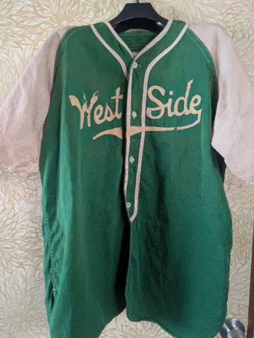 West Side 베이스볼 셔츠 빈티지 XL