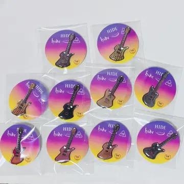 hide Guitar Collection 총 10종 핀즈 캡슐 가챠
