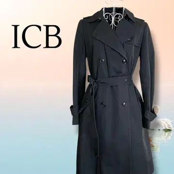 ICB 트렌치코트 라이너 블랙 캐주얼 깔끔