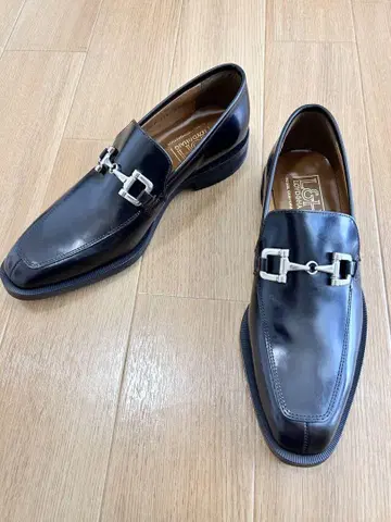 미사용 REGAL L&H 비트 로퍼 다크 브라운 24.5