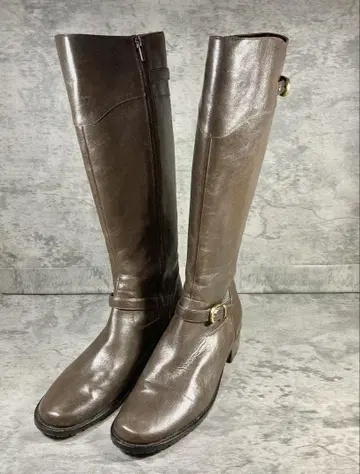 [ carri fours ] 캐리포즈 롱 부츠 사이드 지퍼 24cm