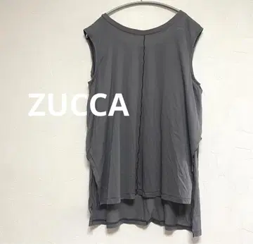 주카 ZUCCA 민소매 상의 회색 여성용 M 일본제