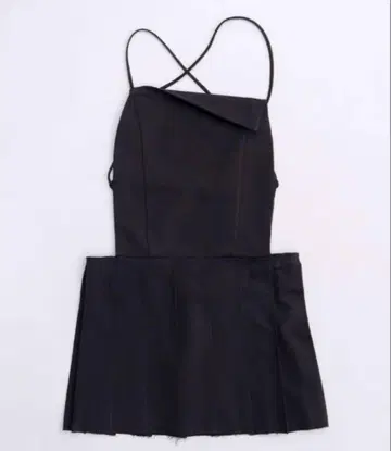 MAISON SPECIAL Back Open Pleats Tunic