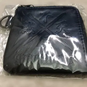 BRAHMAN 가공 블랙 반지갑
