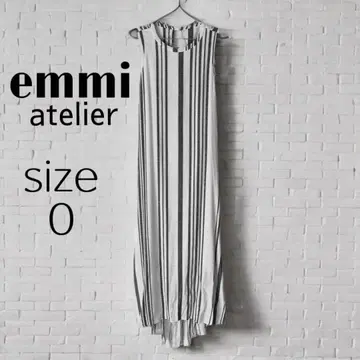 emmi atelier 스트라이프 슬리브리스 원피스 사이즈 0