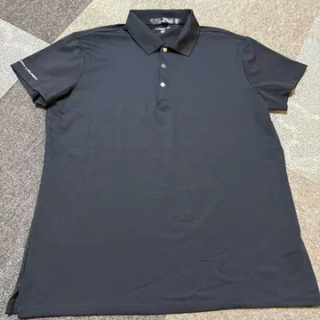 RLX 블랙 피케 셔츠