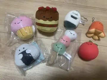 음식 모티브 봉제 인형 7세트