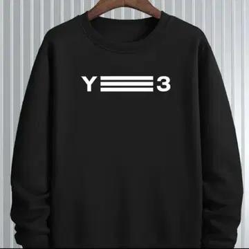 Y-3 블랙 맨투맨 L(JP-XXL)