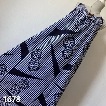 유카타 리메이크 원피스 1678 유카타 옷감 넉넉한 원피스 롱 기장