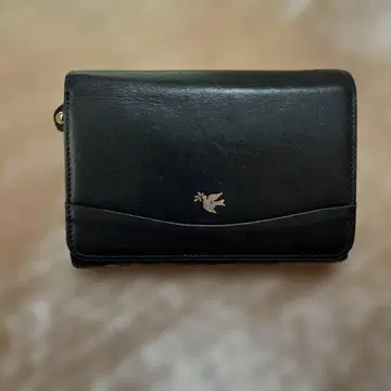 sot ELEGANZA 가죽 미들 지갑 접이식 지갑