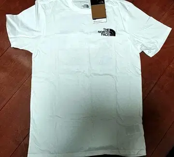 THE NORTH FACE 박스 로고 티셔츠 S 사이즈 (로고는 퍼플)