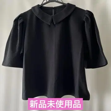 블라우스 셔츠 [ZOZO 한정판] 카라 부착 턱 슬리브 상의 여성용