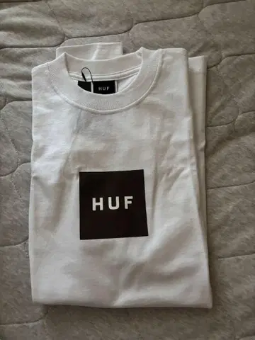 HUF NET BOX TEE 화이트 S 반팔