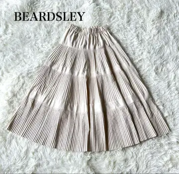 BEARDSLEY 비어즐리 플리츠 캉캉 스커트 화이트