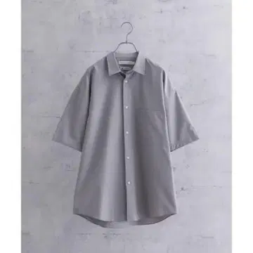 어반 리서치 토마스 메이슨 오버 숏 슬리브 셔츠 M 그레이