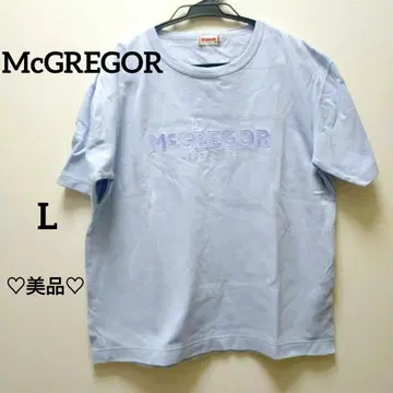 새상품급 McGREGOR 맥그리거 라이트 블루 반팔 티셔츠 L