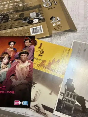 자료 이미지 페데리코 펠리니 8 1/2 DVD 특전 소책자 포함