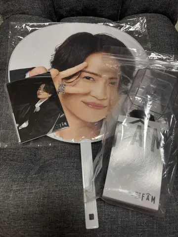 timelesz FAM 응원봉 부채 사진 키쿠치 후마 3세트