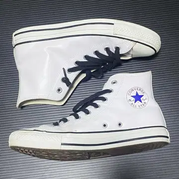 컨버스 가죽 화이트 CONVERSE ALL STAR HI 26cm