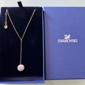 SWAROVSKI 스와로브스키 볼 목걸이 박스 포함