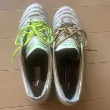 Mizuno Morelia 화이트/그린 축구화