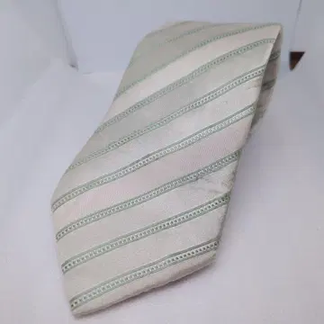 폴스미스 PaulSmith 라이트 그린 x 그린 레지멘탈 넥타이