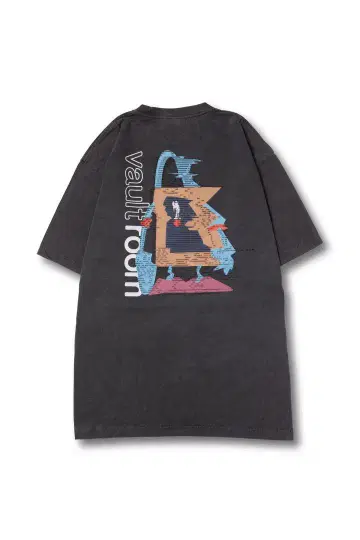 vaultroom ASCII TEE / CHARCOAL L 사이즈