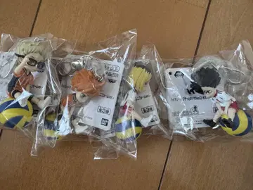 하이큐!! 피규어 스트랩 4개 세트