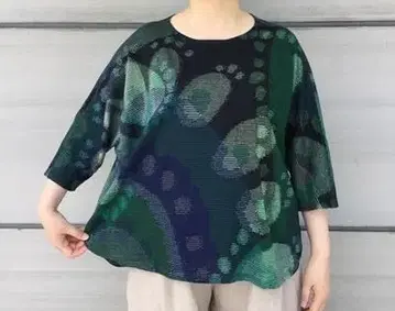 요건 레일 2020SS 피코크 와이드 티셔츠 바바구리