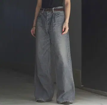 DAIRIKU Wide Vintage Denim Pants
