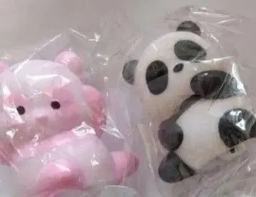 포와 통통 팬더 보통 팬더 핑크 팬더 가챠 팬더