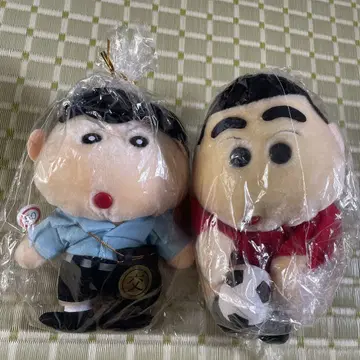 레어 짱구는 못말려 봉제 인형 경찰 축구 짱구 코스프레