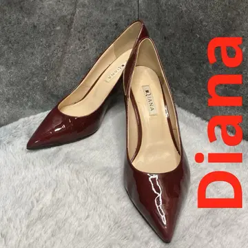 DIANA 와인 레드 하이힐