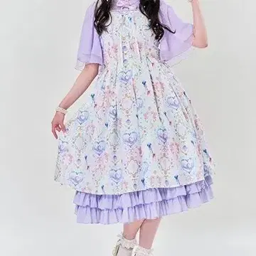 axes femme kawaii 팬시 마린 점프 스커트 화이트
