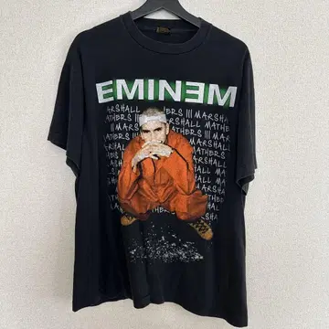 Eminem 그래픽 티셔츠 블랙