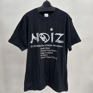 히토미 겐키 NOIZ 투어 T셔츠 L 사이즈 블랙