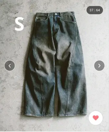 WYM Twisted Curved Wide Denim 무신사