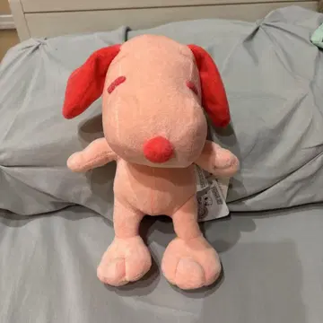 스누피 봉제 인형 레드