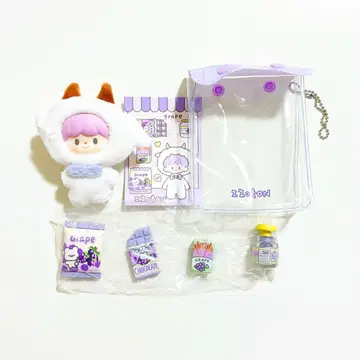 zzoton 줘따왕 팬시 미니어처 양 봉제 인형 popmart