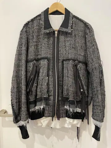 [미사용 새상품급] 미도리카와Midorikawa 18AW 레이어드 블루종