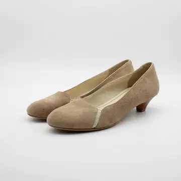 08 REGAL 리갈 천연 가죽 로우힐 펌프스 (24cm) 새상품급