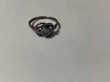 GEORG JENSEN 문스톤 실버 반지 14호