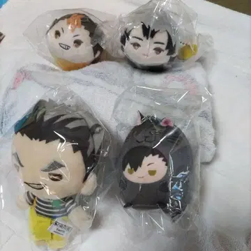 하이큐!! 캐릭터 봉제 인형 4개 세트