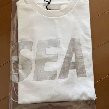 WIND AND SEA 화이트 티셔츠 미사용 택 포함