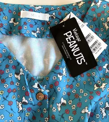 새상품/긴자 미츠코시 한정 오리지널/빈티지 PEANUTS 원피스